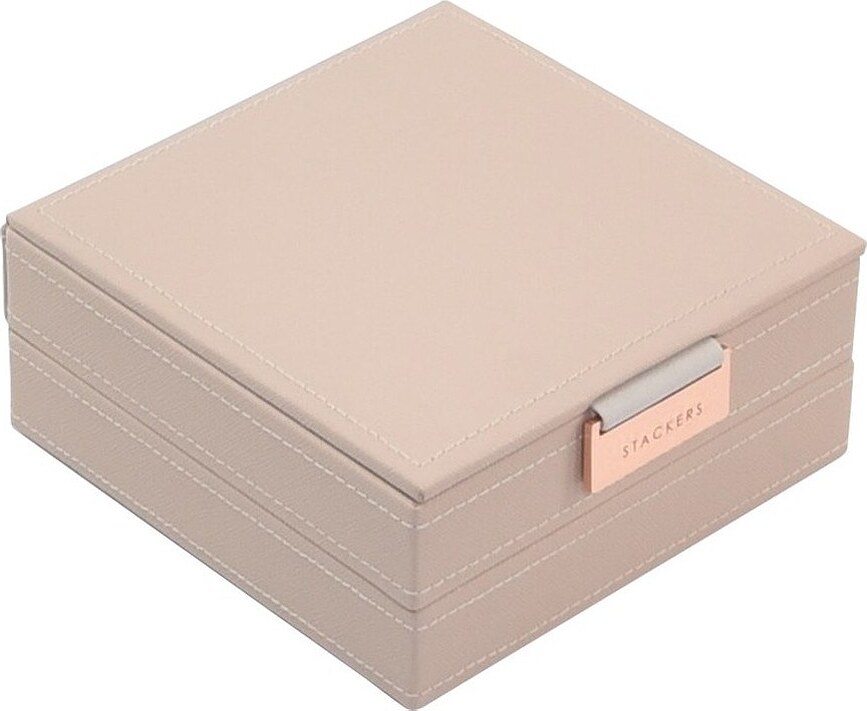 Stackers Boîte de Rangement Double, pour bracelets et charms, rose clair