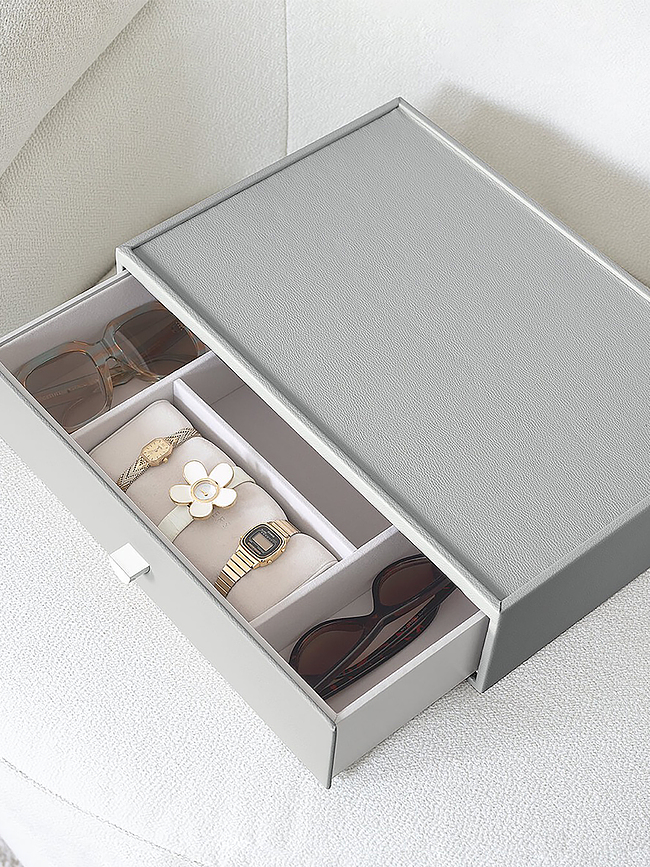 Stackers Boîte à Bijoux Supersize, profonde, avec tiroir, taupe