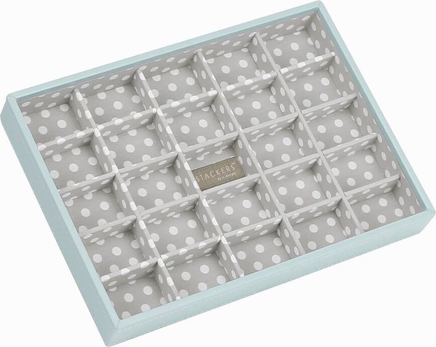 Stackers Boîte à bijoux Classique triple, bleu-gris
