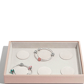 Stackers Box for charms bracelets classic bright pink
