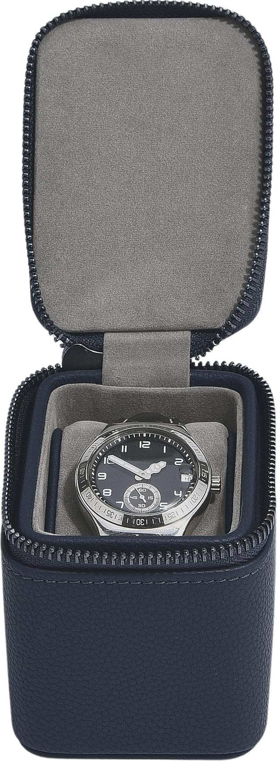 Stackers Box für eine Uhr marineblau