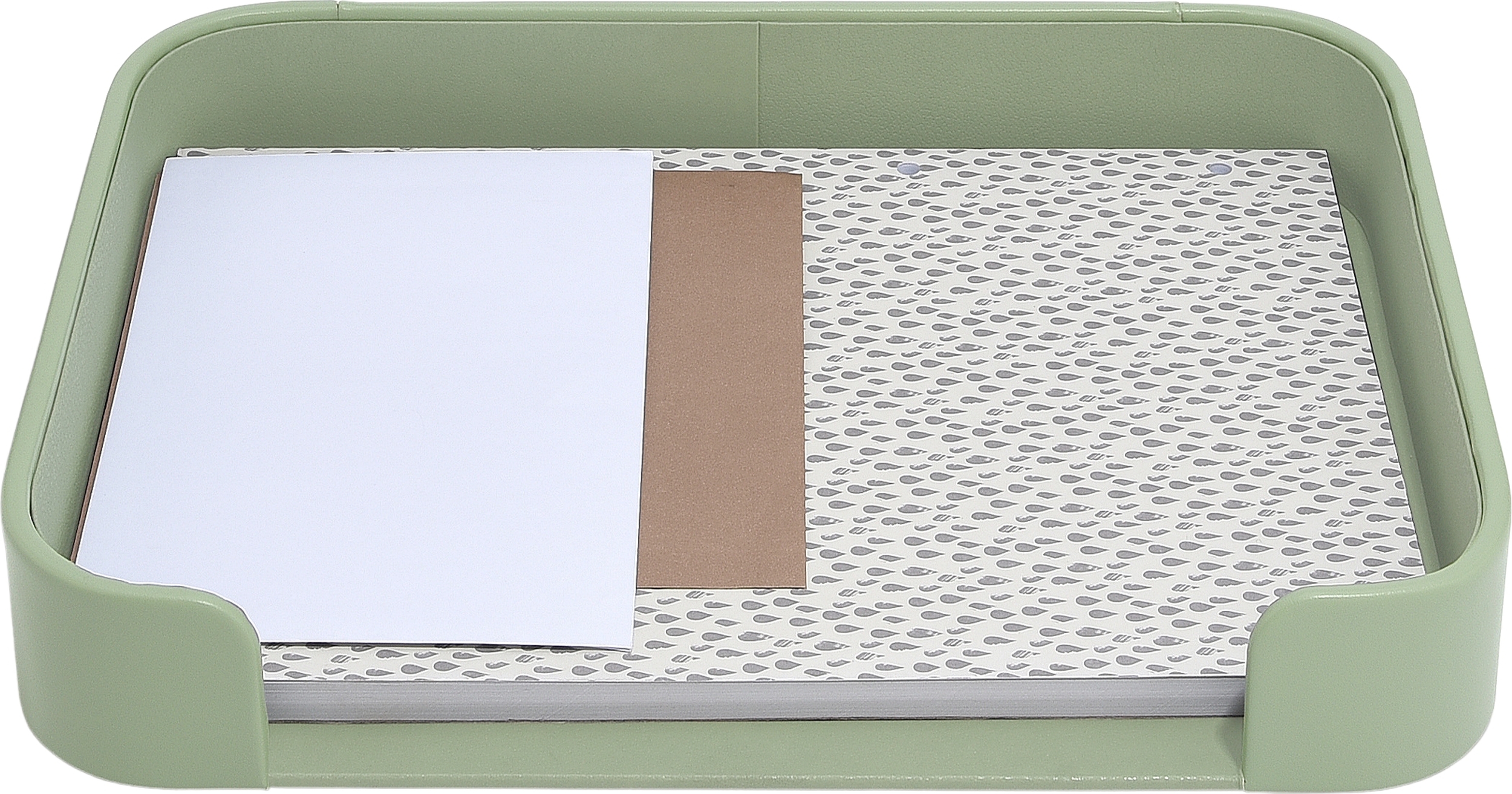 Stackers Brief- und Dokumenten-Organizer 24,5 x 32,5 cm, pistazienfarben