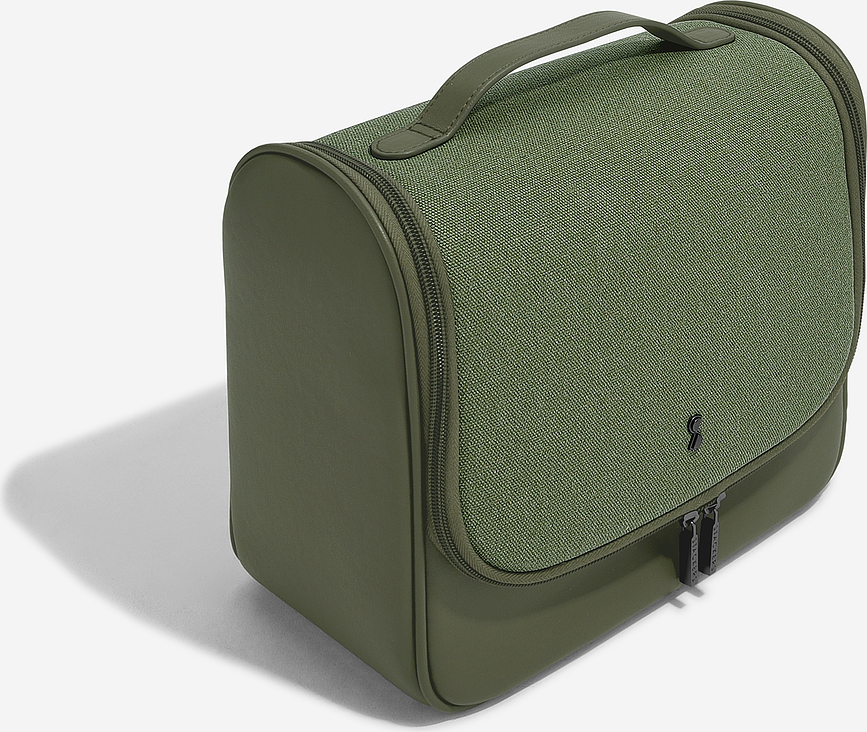 Stackers Canvas Potovalna kozmetična torbica za obešanje, modra