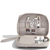Stackers Charger and headphones case taupe