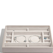 Stackers Charms box taupe with compartments