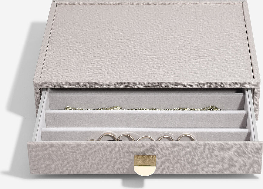 Stackers Classic Boîte à Bijoux avec 4 tiroirs, taupe