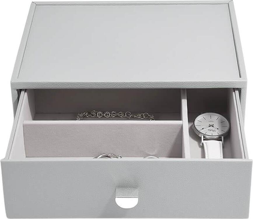 Stackers Classic Boîte à Bijoux avec tiroir, gris pierre