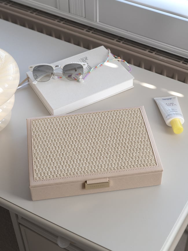 Stackers Κοσμηματοθήκη κλασική με καπάκι, ταουπέ