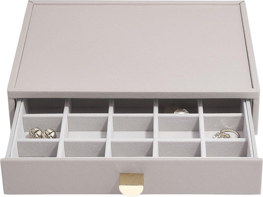 Stackers Classic Kutija za Nakit četverodijelna s 3 ladice svijetloružičasta