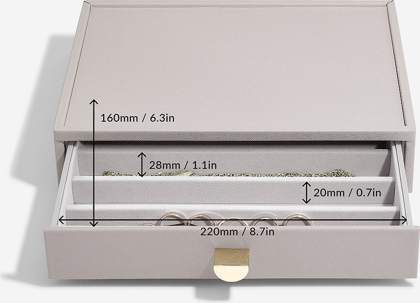 Stackers classic Kutija za nakit taupe s 4 ladice