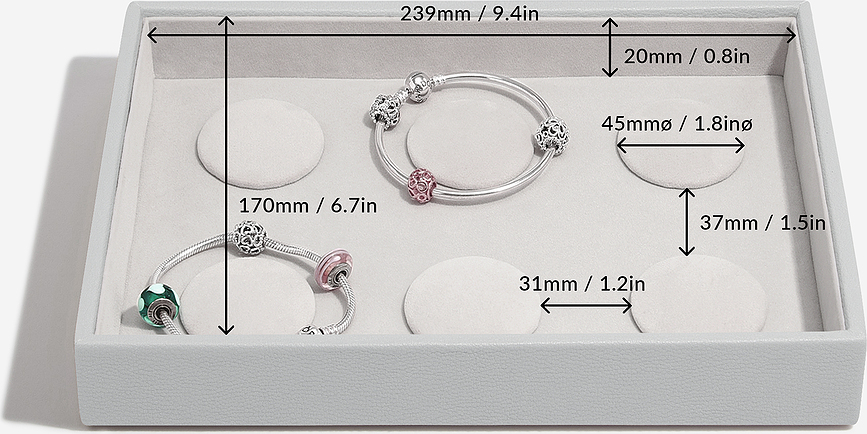 Stackers classic Kutija za Nakit za narukvice charms taupe