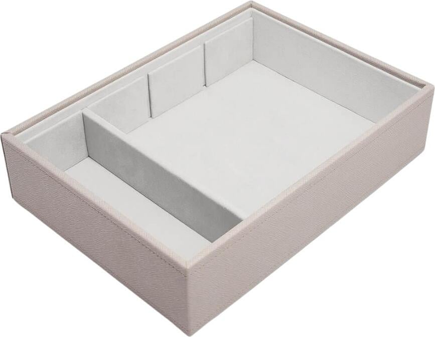 Stackers Classic Kutija za naočale s akrilnim poklopcem s 4 pretinca taupe