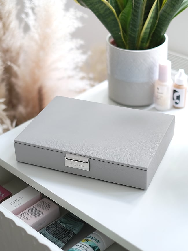 Stackers classic Kutija za nakit s poklopcem taupe