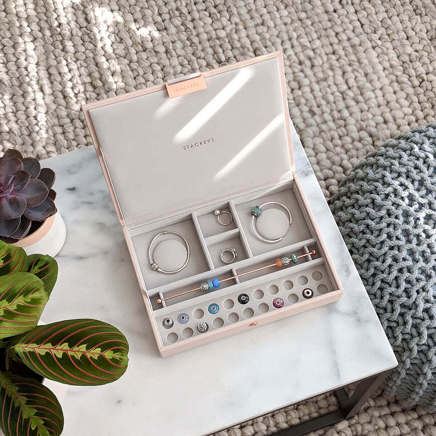 Stackers classic Kutija za nakit s poklopcem taupe