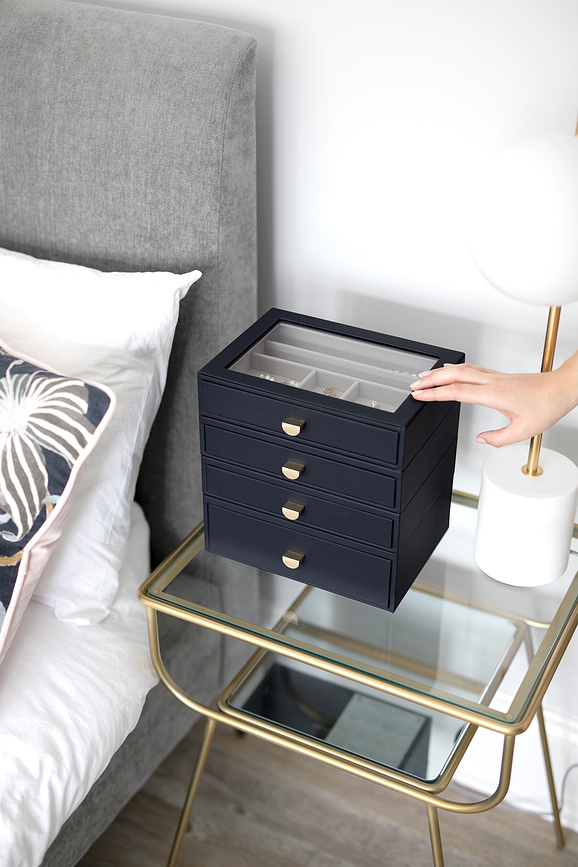 Stackers classic Škatla za nakit s 4 predali, taupe