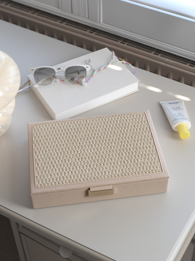 Stackers classic Skrinjica za nakit s pokrovom, taupe