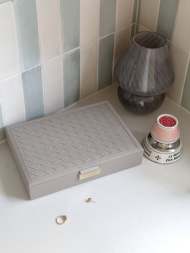 Stackers classic Skrinjica za nakit s pokrovom, taupe