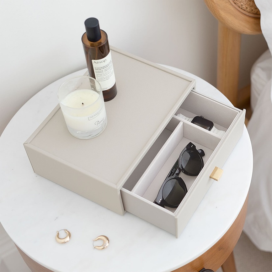 Stackers classic Škatla za nakit s predalom, roza