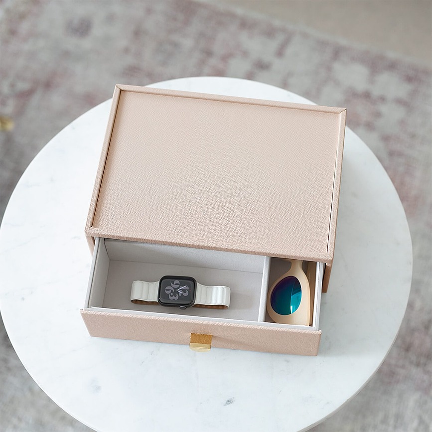 Stackers classic Škatla za nakit s predalom, roza