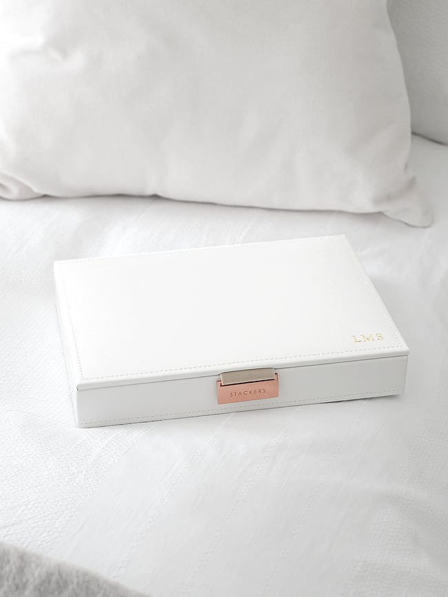 Stackers classic Škatla za obeske s pokrovom, taupe