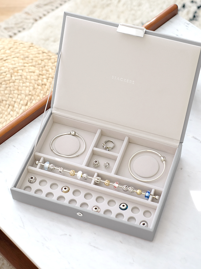 Stackers classic Κουτί Κοσμημάτων, για charms, με καπάκι, taupe