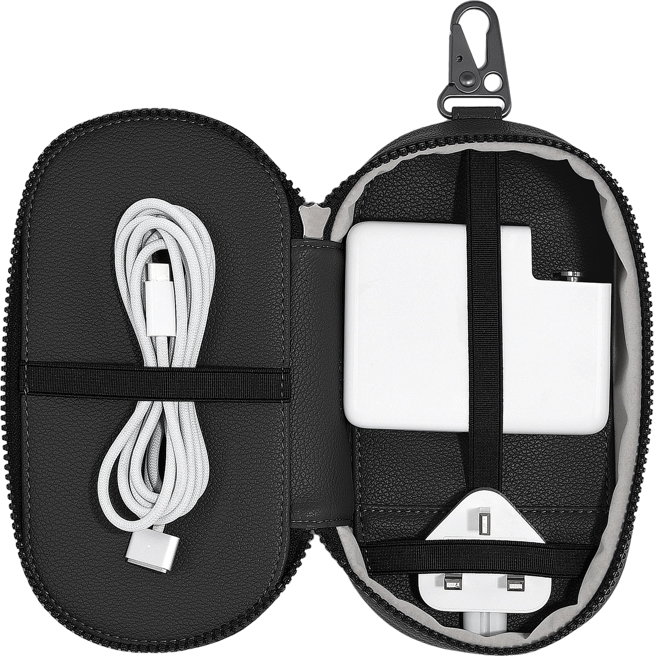 Stackers Clip-On Ladeetui, schwarz