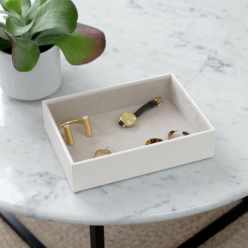 Stackers Croc Κοσμηματοθήκη, κλασική, ανοιχτή, putty