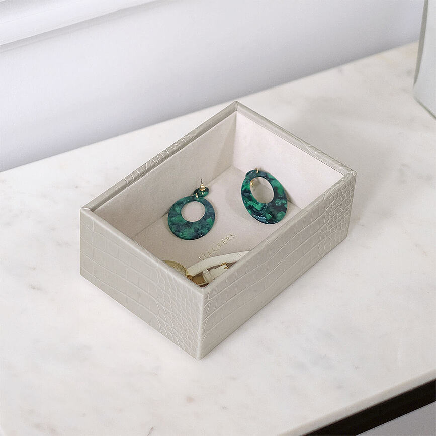 Stackers Croc Škatla za nakit odprta mini, roza