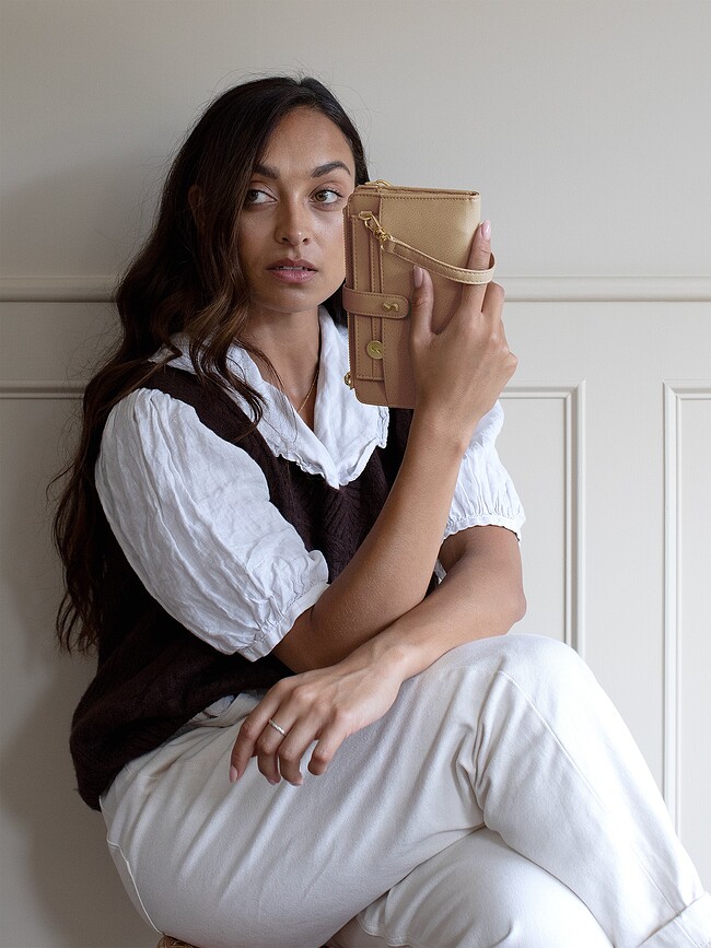 Stackers Denarnica L, črna