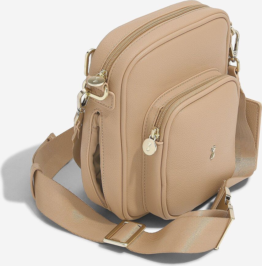 Stackers Dog Walking Shoulder bag camel