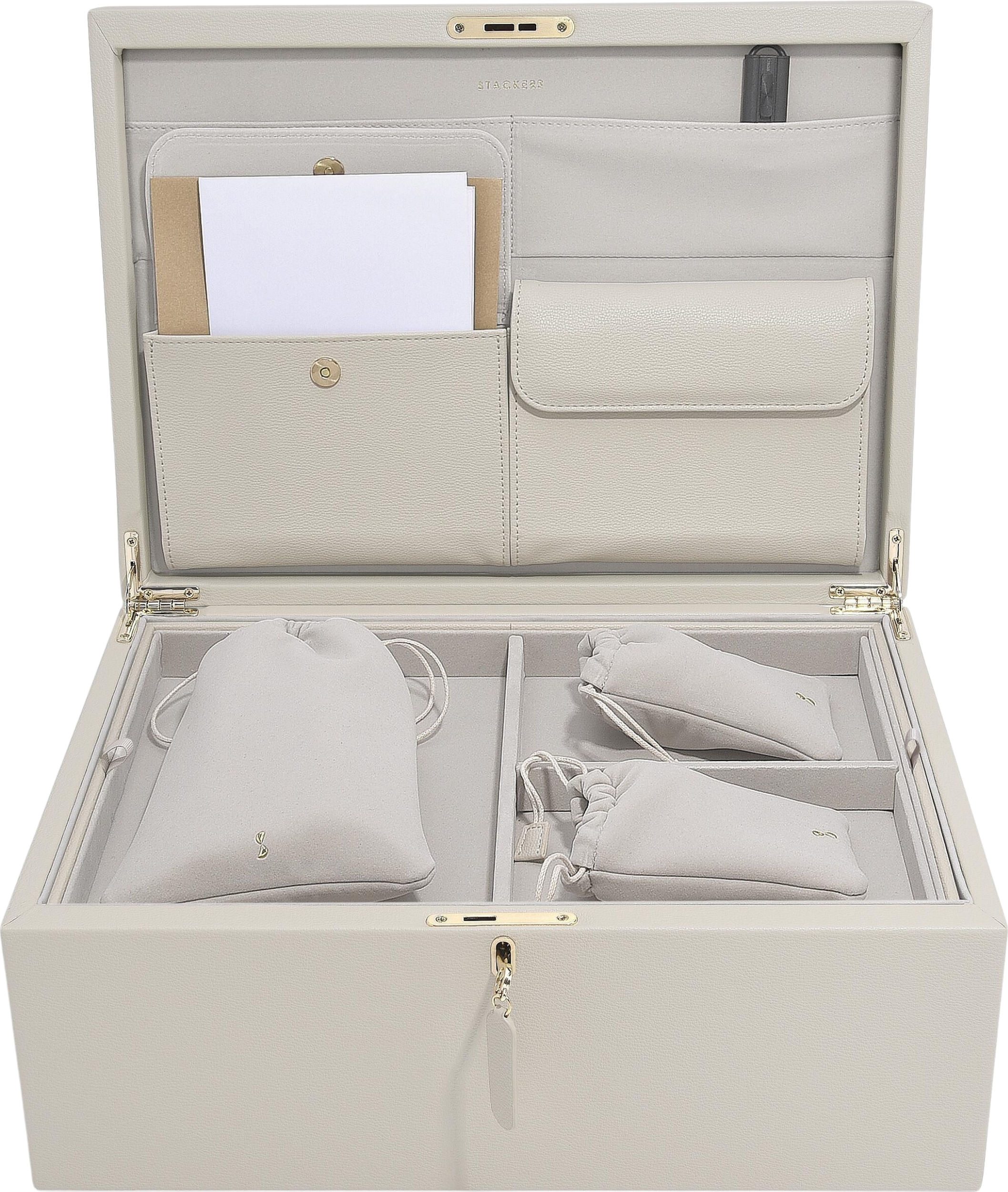Stackers Erinnerungsbox doppelt, beige