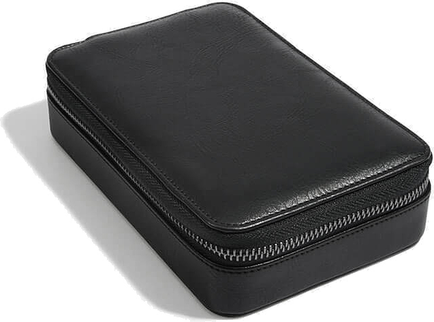 Stackers Etui za manšetne gumbe, potovalno, rjavo