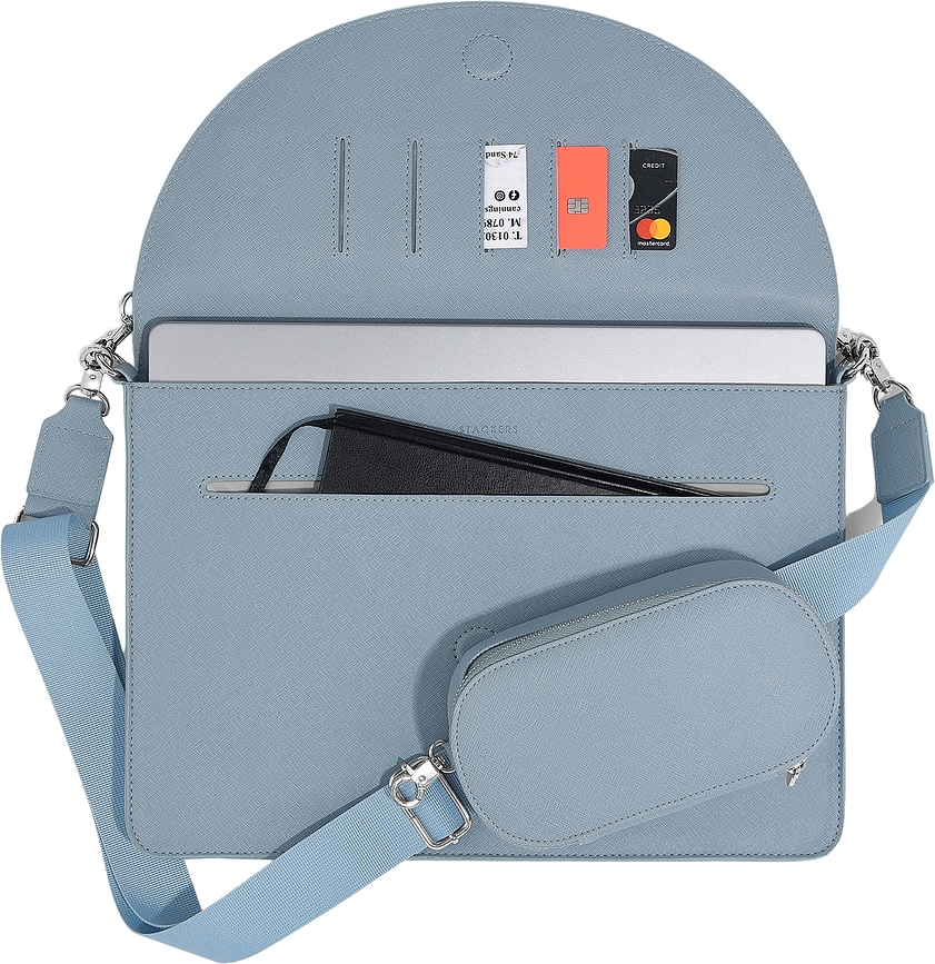 Stackers Étui pour chargeur, pour sac ordinateur portable 16 pouces, beige clair