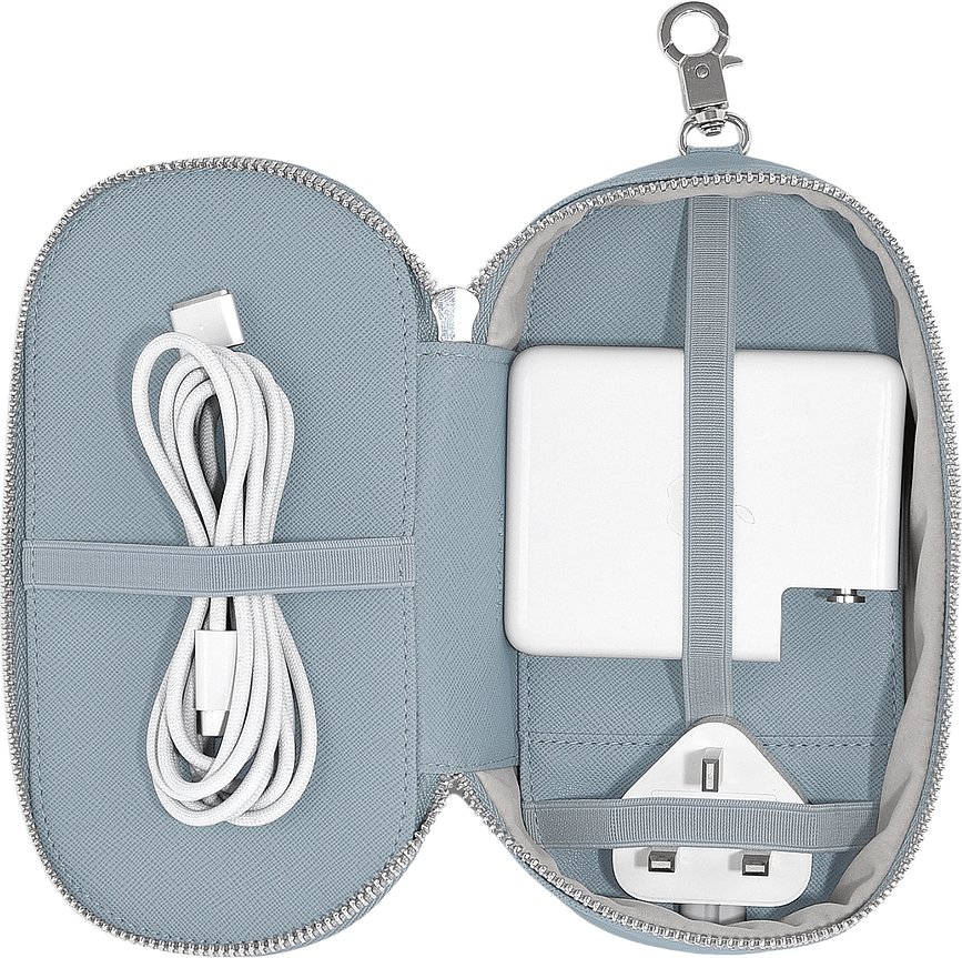 Stackers Etui za polnilec, za torbo za prenosnik 16", modro