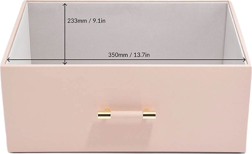 Stackers Handled Pebble Κουτί Αποθήκευσης υπέρμεγεθες, ανοιχτό μπεζ