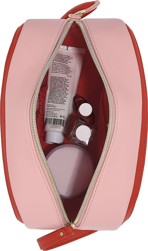 Stackers Heart Trousse à Cosmétiques, rose et rouge