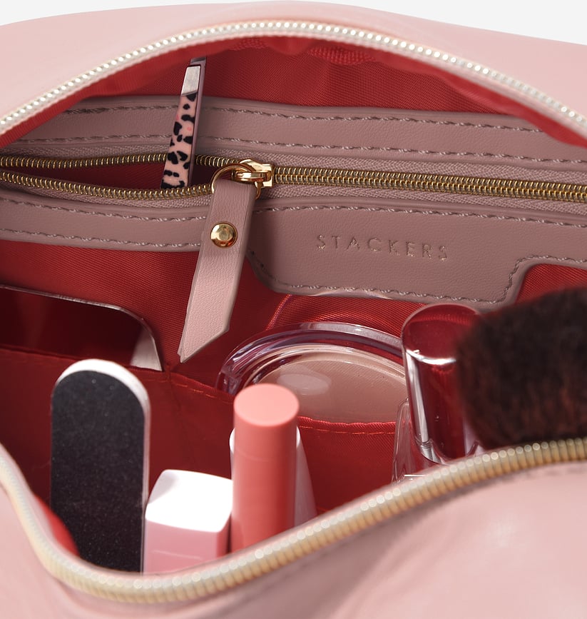 Stackers Heart Trousse à Cosmétiques, rose et rouge