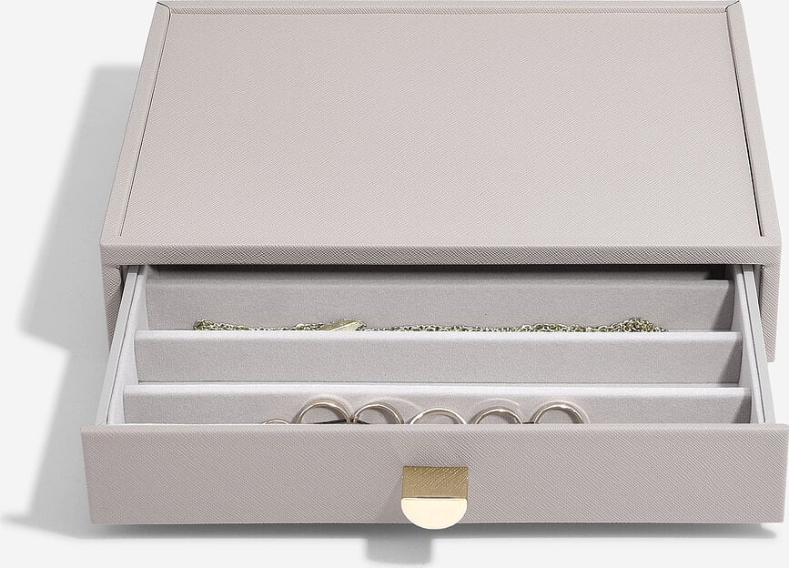 Stackers Jewellery box classic taupe with 4 drawers