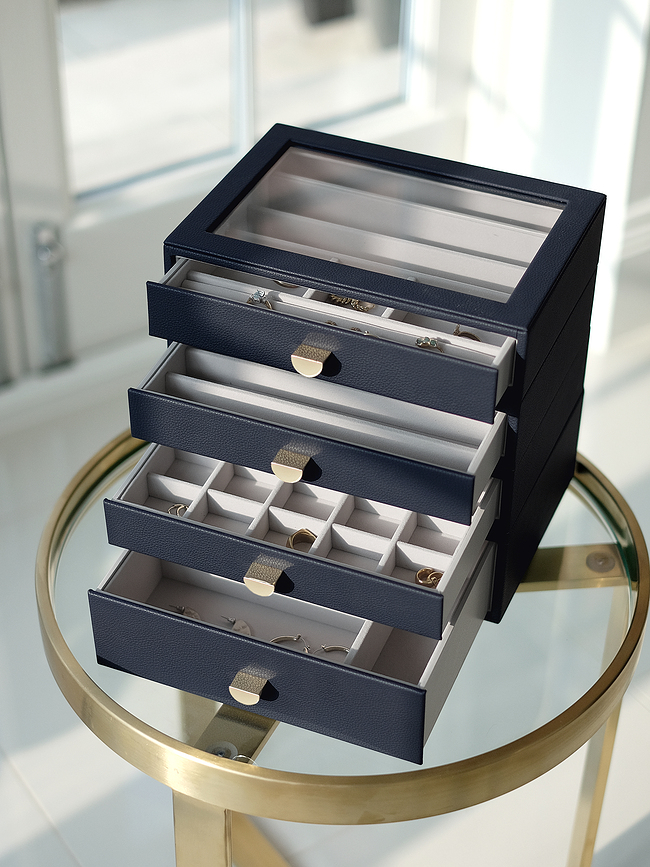 Stackers Jewellery box classic taupe with 4 drawers