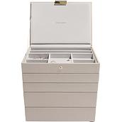 Stackers Jewelry box classic five-layer taupe