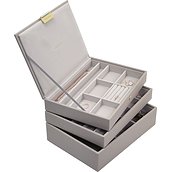 Stackers Jewelry box classic triple taupe