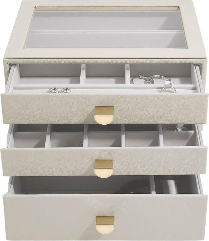 STACKERS Classic Jewelry Box 4-Set in Blush Pink - STACKERS BOX