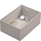 Stackers Jewelry box mini open taupe