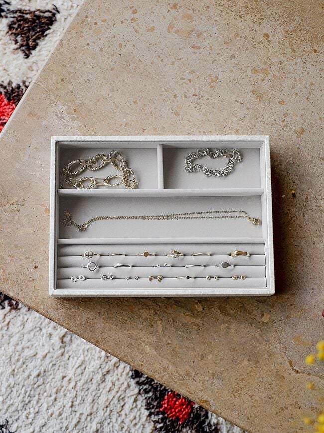 Stackers Κουτί Κοσμημάτων κλασικό, με 4 θήκες, ταουπέ