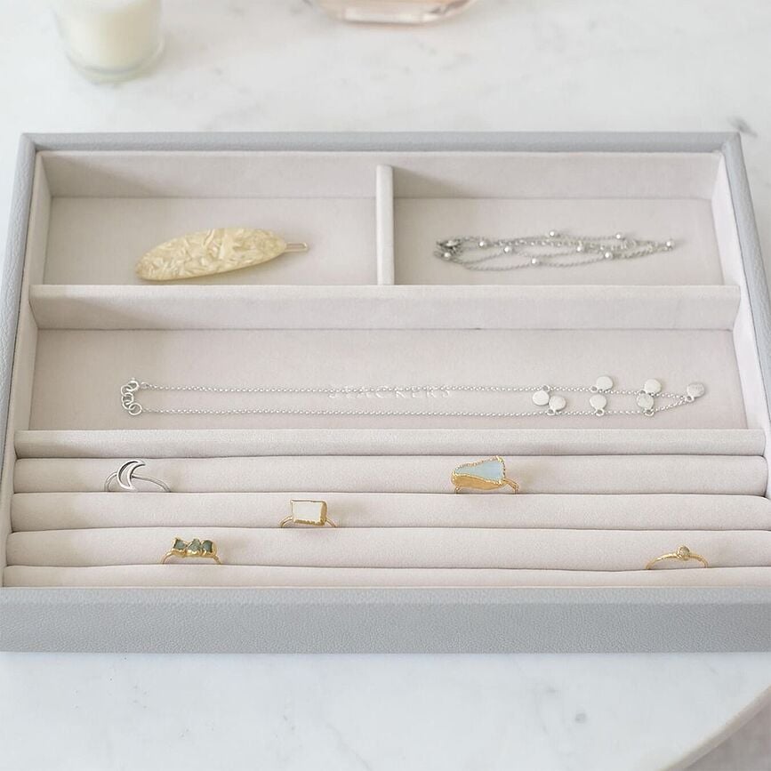 Stackers Κουτί Κοσμημάτων κλασικό, με 4 θήκες, ταουπέ