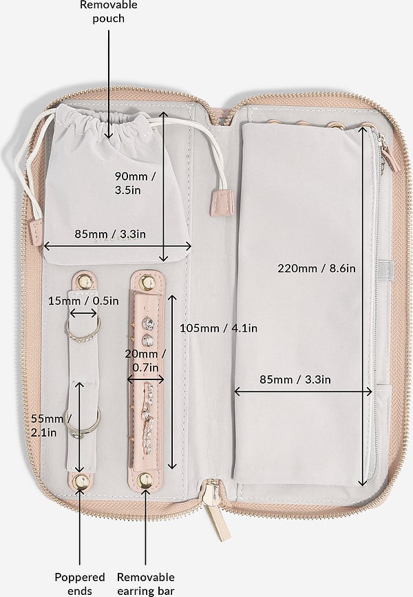 Stackers Κοσμηματοθήκη ταξιδίου, για δαχτυλίδια, λαβαντί