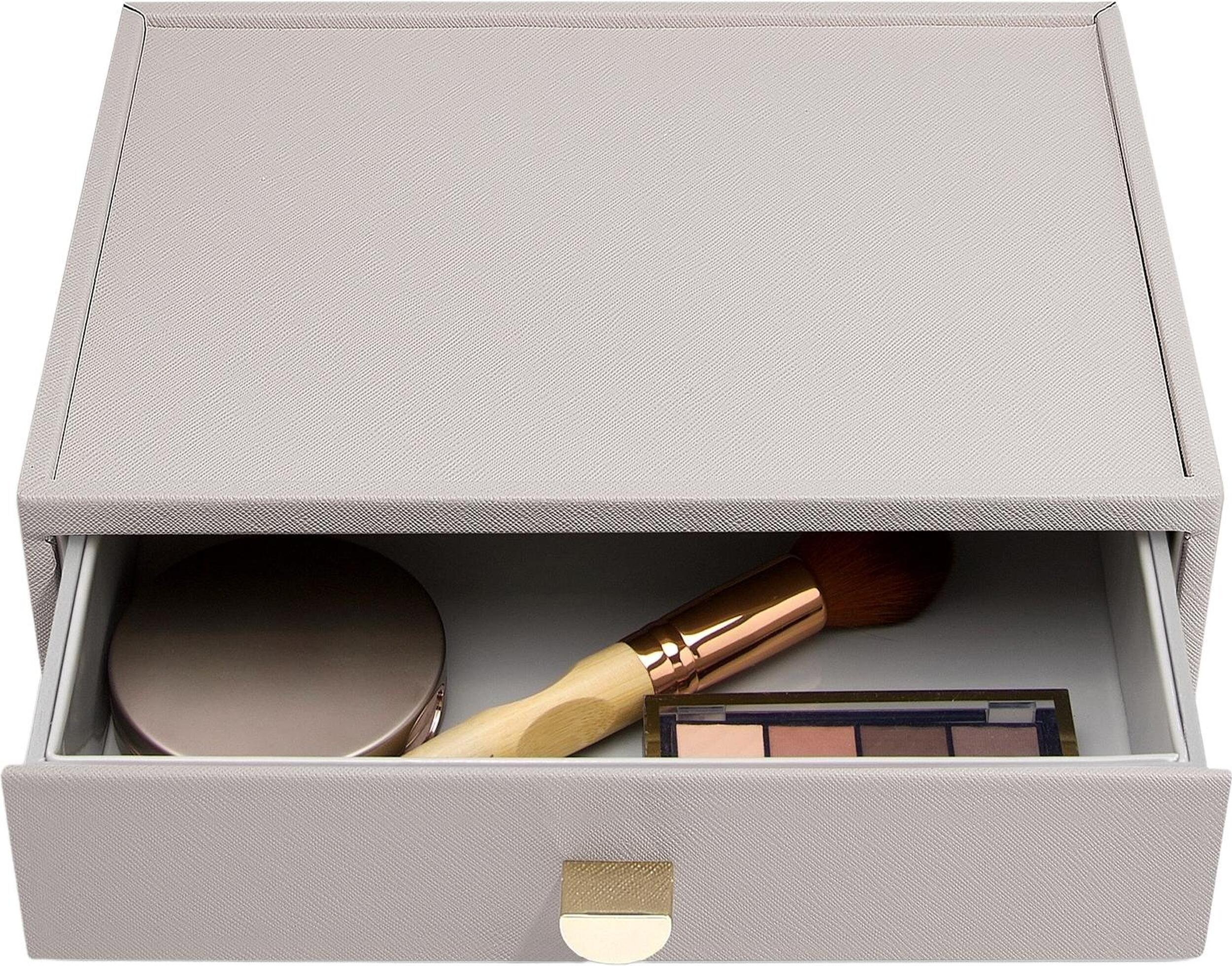 Stackers Kosmetik-Organizer taupe mit Schublade