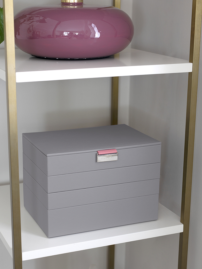 Stackers Θήκη Κοσμημάτων 4 επιπέδων, κλασική, taupe