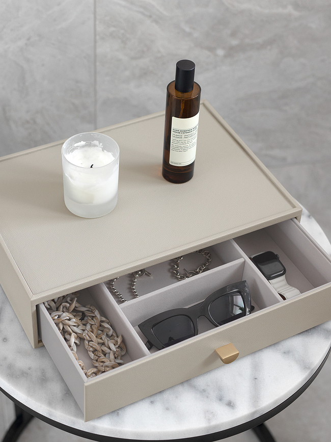 Stackers Κοσμηματοθήκη, βαθιά, υπερμεγέθους, με συρτάρι, taupe