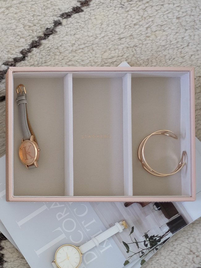Stackers Κουτί Κοσμημάτων διπλό, κλασικό, taupe